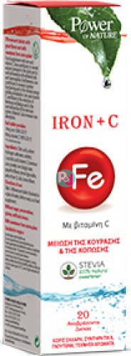 Power Health Iron + Vitamin C 20 Αναβράζοντα Δισκία