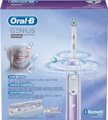 Oral-B Genius 10000N Orchid Purple Ηλεκτρική Οδοντόβουρτσα