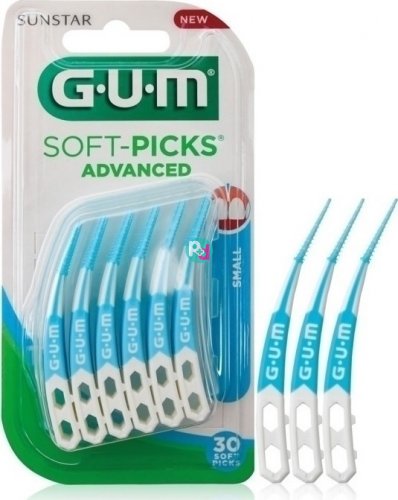 Gum Soft Picks Advanced Small 30 picks