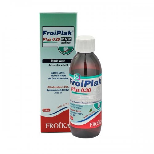 Froiplak Mouthwash PVP action 0,20% 250ml
