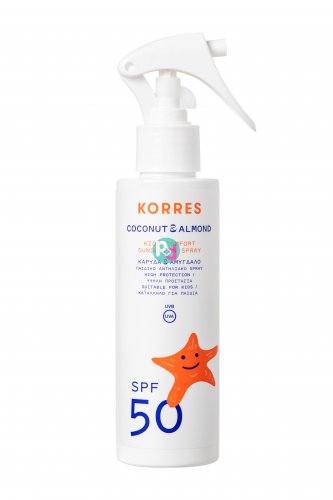 Korres Coconut And Almond Kids Sunscreen Spray SPF 50, 150ml.