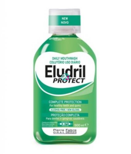 Eludril Protect Daily Mouthwash 500ml.