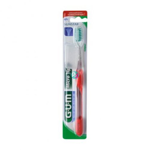Gum Sunstar Micro Tip Soft Compact Toothbrush 471, 1 Pc