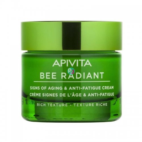 Apivita Bee Radiant Κρέμα Ημέρας Πλούσιας Υφής 50ml New 