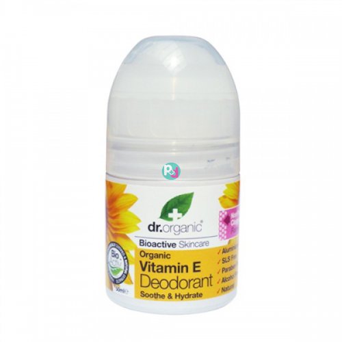 Dr. Organic Deodorant Vitamin E Roll-On 50 ml