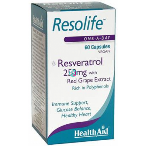 Health Aid Resolife Resveratrol 250mg 60Caps