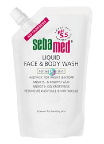 Sebamed Liquid Wash For Face & Body Ανταλακτικό 400ml