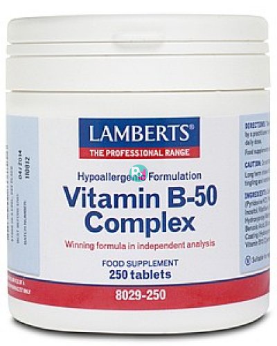 Lamberts Vitamin B-50 Complex 250tabl