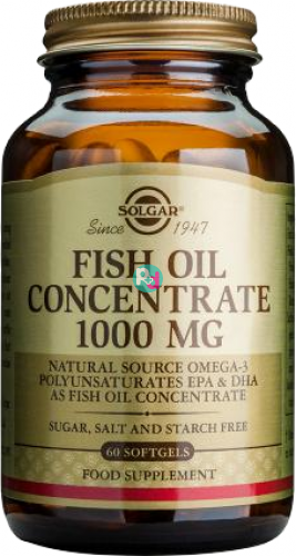 Solgar Fish Oil Concentrate 1000mg 60Softgels 