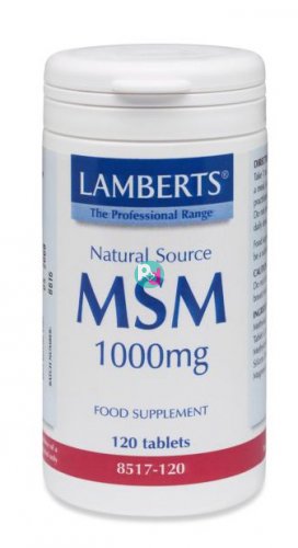 Lamberts MSM 1000mg 120Tabs
