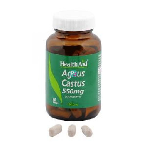 Health Aid Agnus Castus 550mg 60 Tabs
