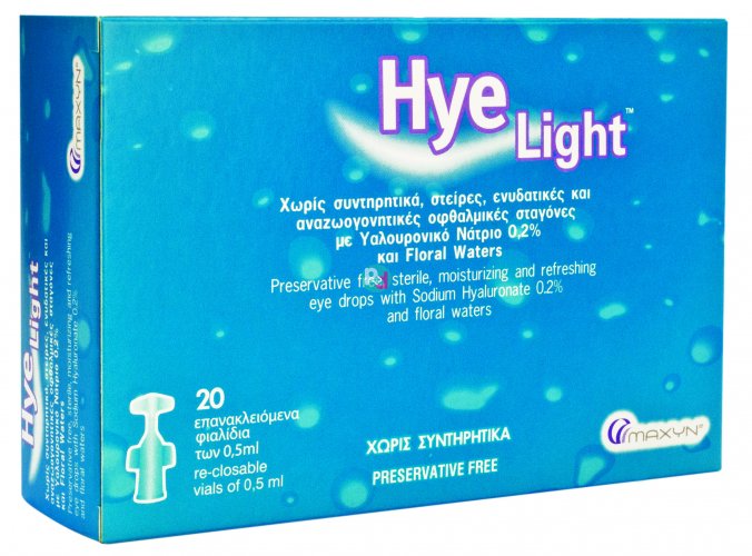 Hye Light Reclosable Vials 20x0,5ml