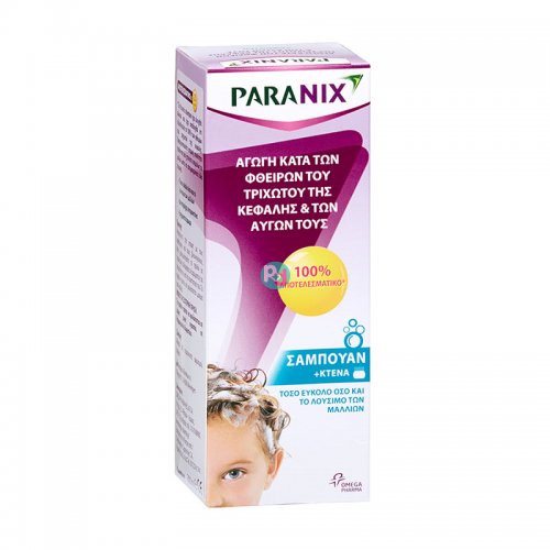 Paranix Shampoo + Comb 200ml
