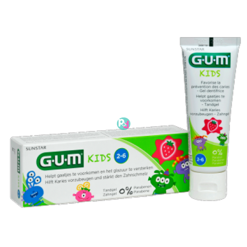 Gum Kids Gel Toothpaste 2-6 Years 50ml