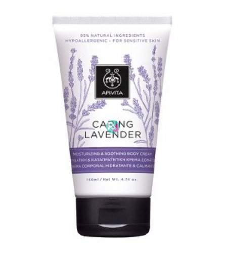 Apivita Caring Lavender Moisturizing & Soothing Body Cream 150ml