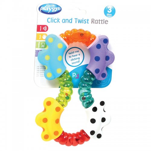 Playgro Click And Twist Rattle 3+ Μηνών 