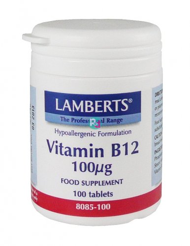 Lamberts Vitamin B12 100 μg 100 Tablets