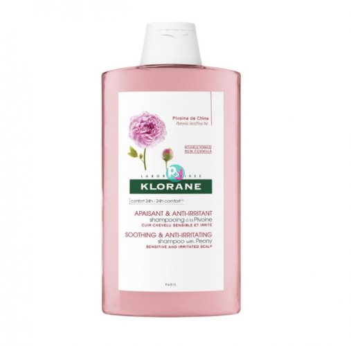 Klorane Peony Shampoo For Sensitive Hair 400ml