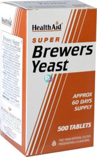Health Aid Brewers Yeast 300mg 500Tabs