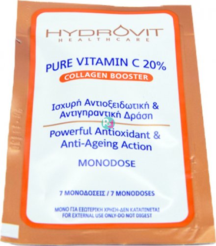 Hydrovit Pure Vitamin C 20% Collagen Booster 7 Monodoses