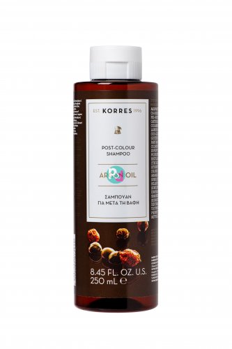 Korres Argan Oil Post-Colour Σαμπουάν Για Μετά Τη Βαφή 250ml  