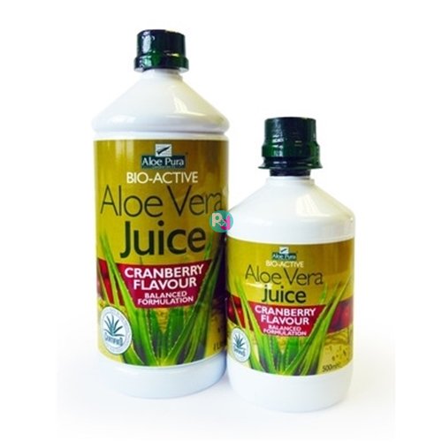 Optima Aloe Vera Juice Cranberry Flavour 500ml+500ml Gift