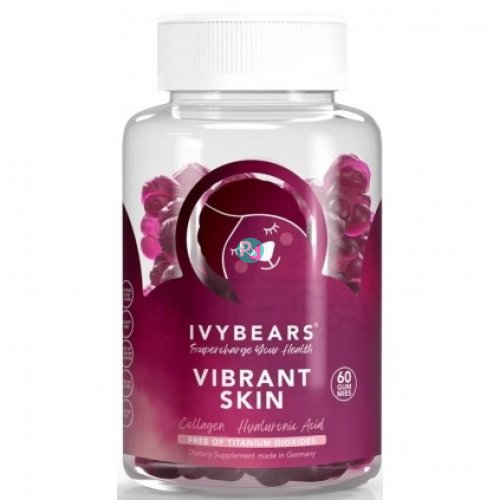 Ivybears Vibrant Skin, 60 Gummies Bears