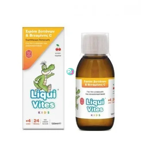 Vican Liqui Vites Σιρόπι Βοτάνων & Βιταμίνη C 120ml 