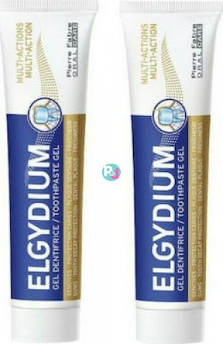 Elgydium Multi Action Toothpaste Gel 2x75ml