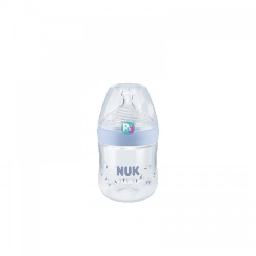 Nuk Nature Sense Plastic Bottle with Silicone Nipple 0-6m 150ml