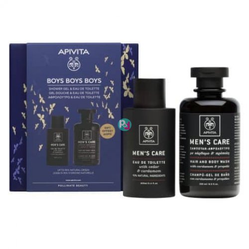 Apivita Promo Boys Boys Boys Men's Care Eau De Toilette 100 & Σαμπουάν-Αφρόλουτρο 250ml