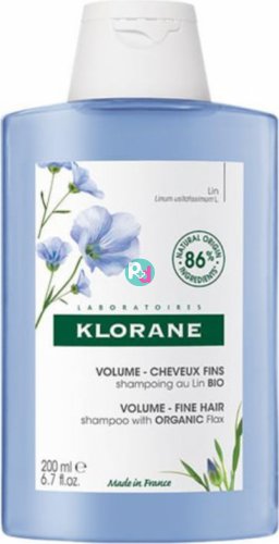 Klorane Lin Volume Shampoo 200ml