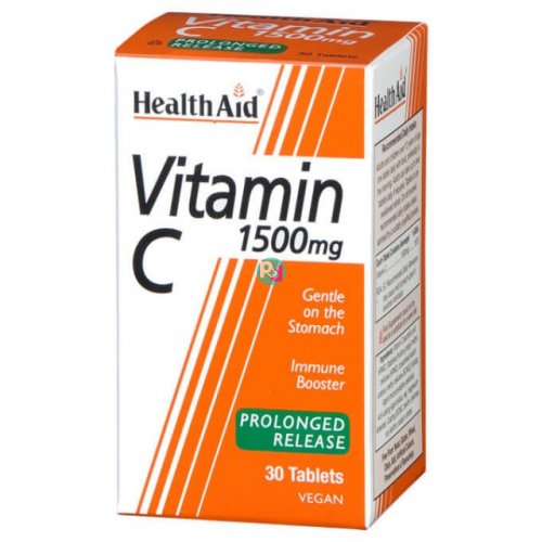 Health Aid Vitamin C 1500mg 30Tabs