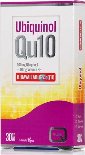 Quest Ubiquinol Qu10 100mg + Vitamin B6 10mg 30Tabs