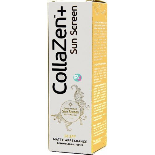 Collazen Sun Screen Color Velvet Anti-Aging SPF20 Mat Appearance Cream 50ml