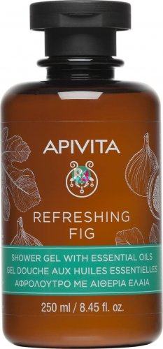 Apivita Refreshing Fig Shower Gel with Essential Oils With Fig 250ml