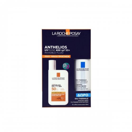 La Roche Posay Anthelios UV MUVE400 SPF50 Invisible Fluid With Parfum 50ml + Δώρο Eau Thermale 50ml