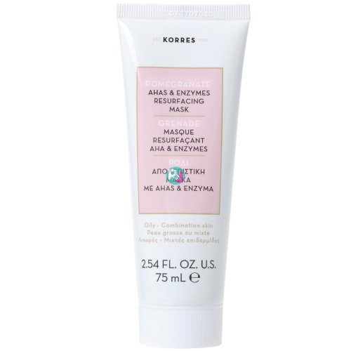 Korres Pomegranate AHAS & Enzymes Resurfacing Mask for Oily-Combination Skin 