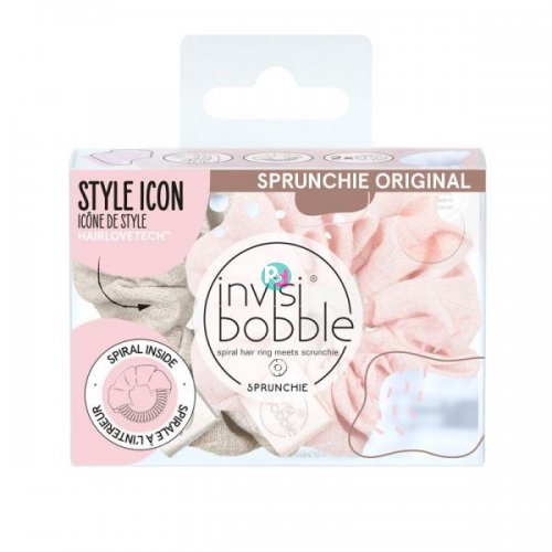 Invisibobble Sprunchie Style Icon Duo Go With The Floe Nordic Breeze - Hair Rubbers (2pcs)