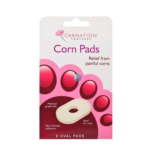 Carnation Corn Pads 9 Oval Pads