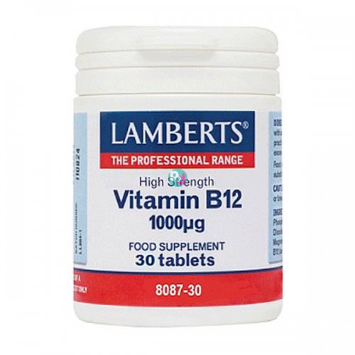 Lamberts Vitamin B12 1000mg 30tabs 
