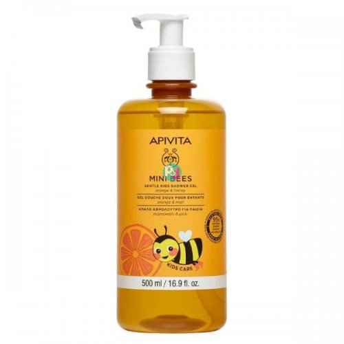 Apivita Mini Bees Gentle Kids Shower Gel with Orange and Honey 500ml