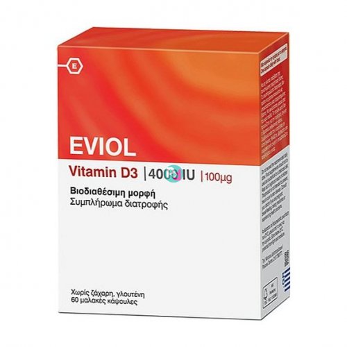 Eviol Vitamin D3 4000IU 60Caps
