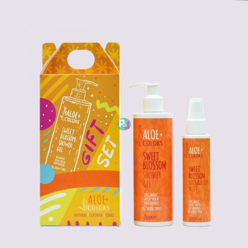 Aloe+ Colors Sweet Blossom Gift Set Shower Gel  250ml + Hair & Body Mist  100ml