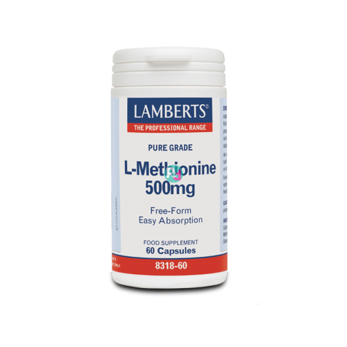 Lamberts L-Methionine 500mg 60Caps