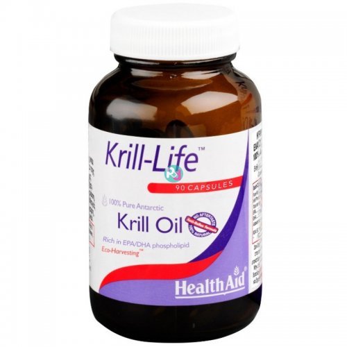 Health Aid Krill-Life Krill Oil 90 Capsules.