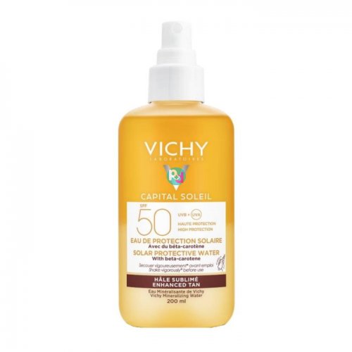 Vichy Capital Soleil Spf50 Sun Protection Water For Tanning 200ml