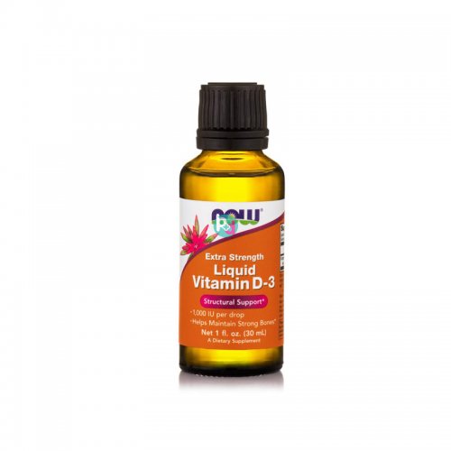 Now Extra Strenght Liquid Vitamin D-3 1000 IU/Drop 30ml
