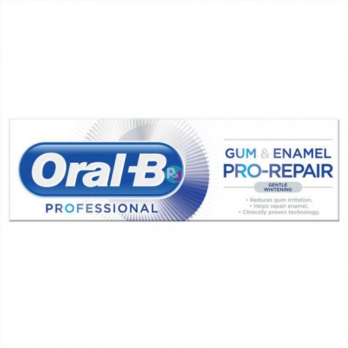 Oral B Professional Gum & Enamel Pro-Repair Gentle Whitening Toothpaste 75ml