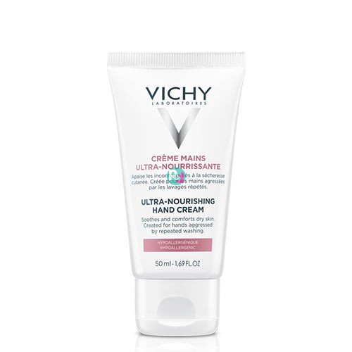 Vichy Creme Mains Ultra-Nourrissant Hand Cream 50ml